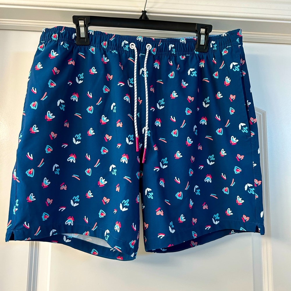Bonobos mens blue swim trunks shorts